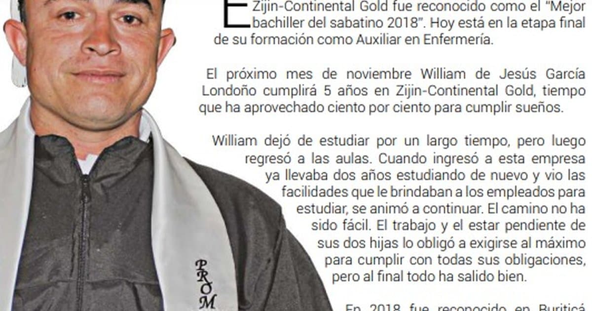 He crecido dentro de la institución — la historia de William, de minero a Auxiliar en Enfermeria